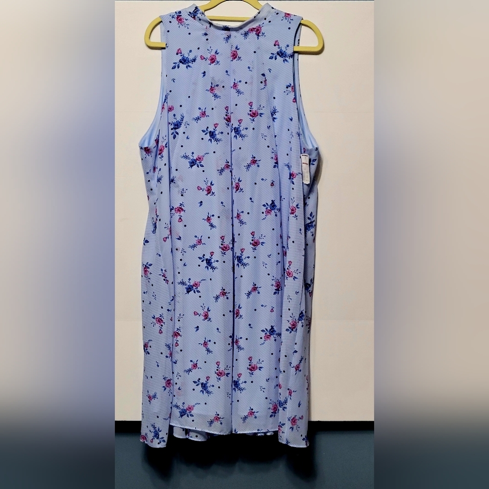 Elle XXL blue sleeveless dress